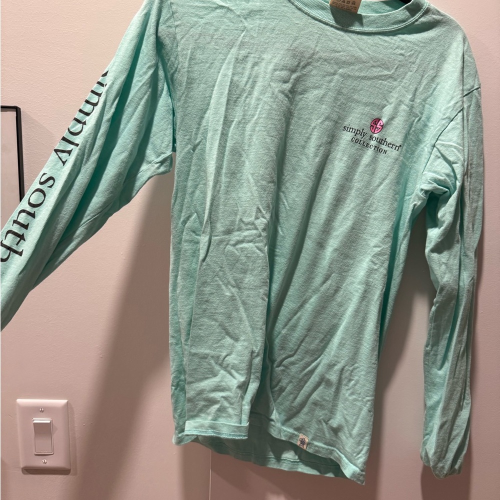 Simply Southern Women’s Mint Long Sleeve Tee